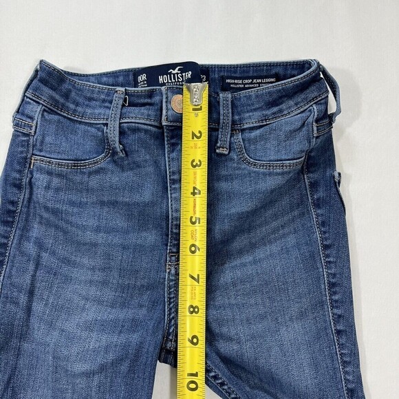 Hollister High Rise‎ Crop Jean Skinny Legging Size 00R W 23 Bundle of 2 pairs - Picture 9 of 10